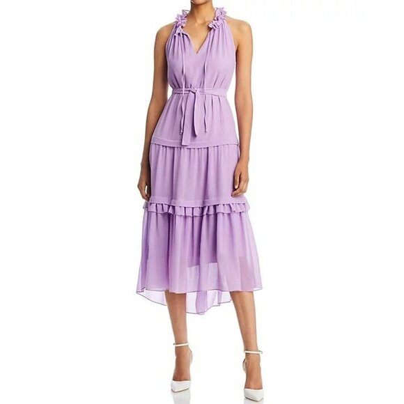 Kobi Halperin Vale Women's Sleeveless Ruffled Midi Dress Size S (MSRP $398) - Picture 2 of 7